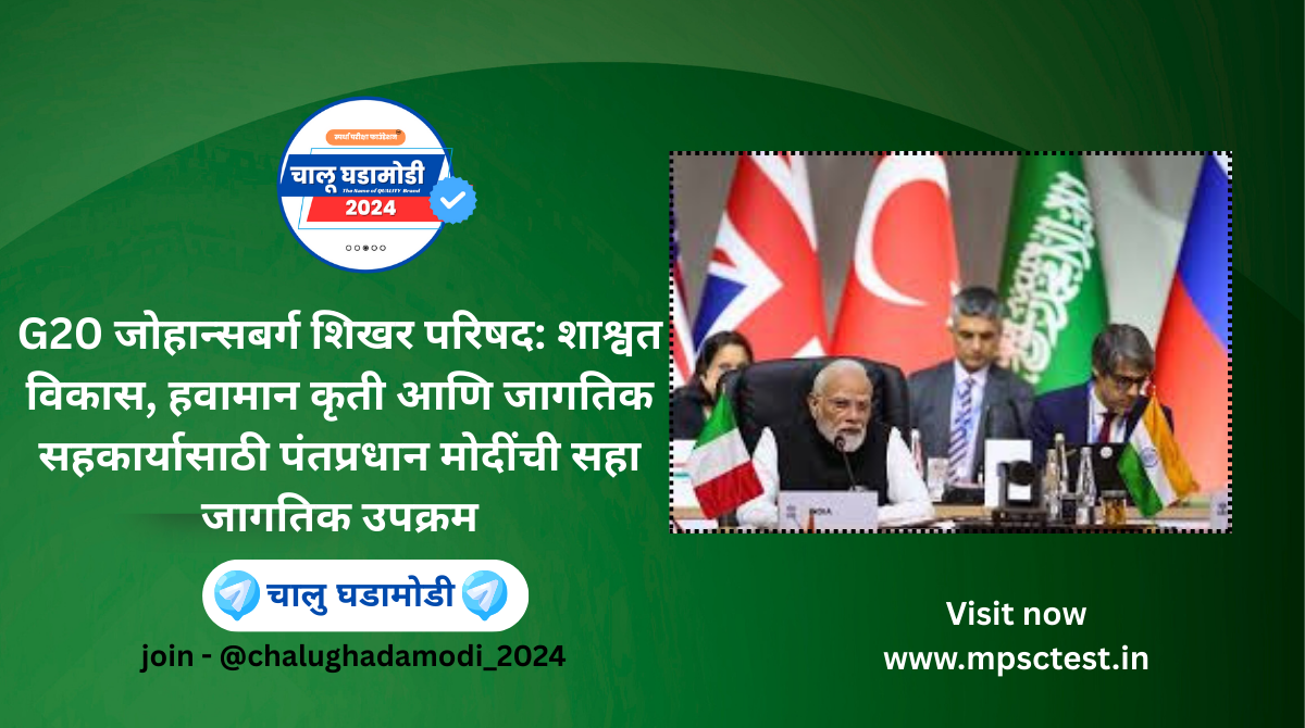 G20 Johannesburg Summit Initiatives