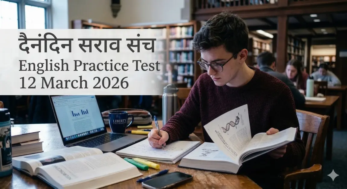 Prepare English Practice Test for MPSC 2026